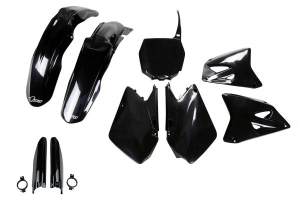 Full Plastic Kit black for Suzuki RM 125 (2004-06) - RM 250 (2004-06)